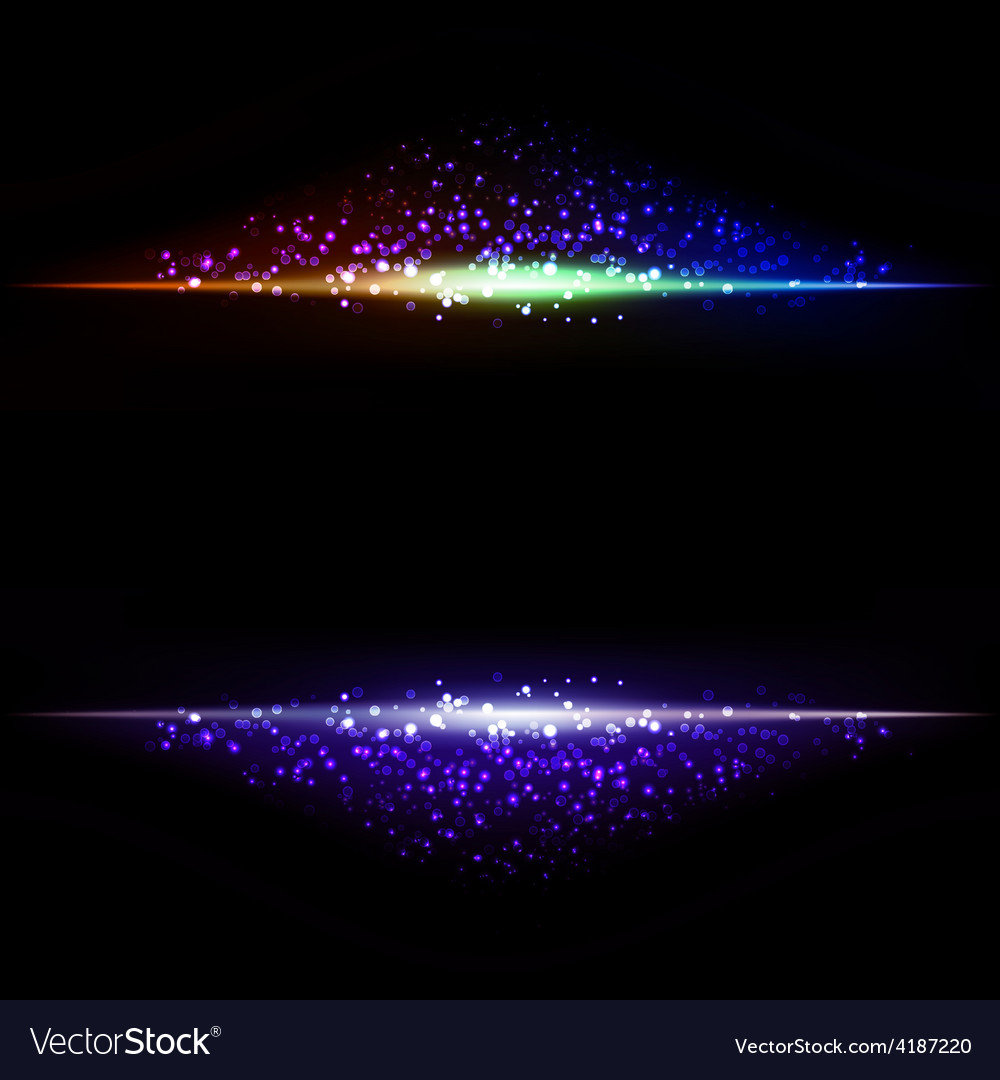 Abstract dark background with color light Vector Image