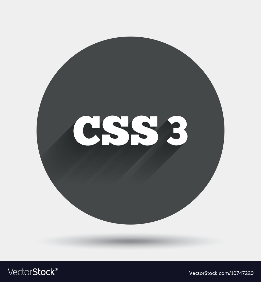 Css3 sign icon cascading style sheets symbol