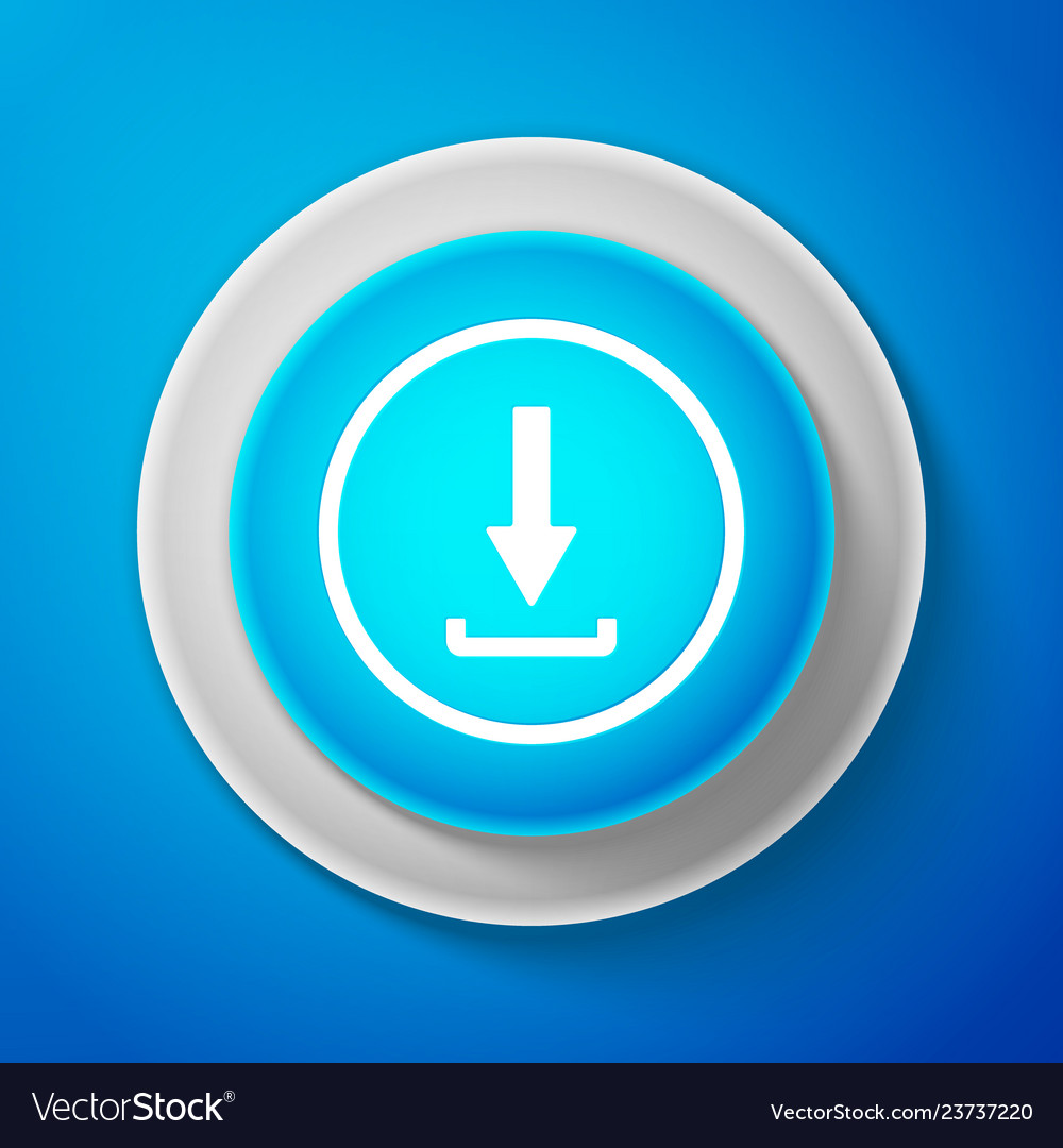 Download icon upload button load symbol vector image Download icon upload button load symbol