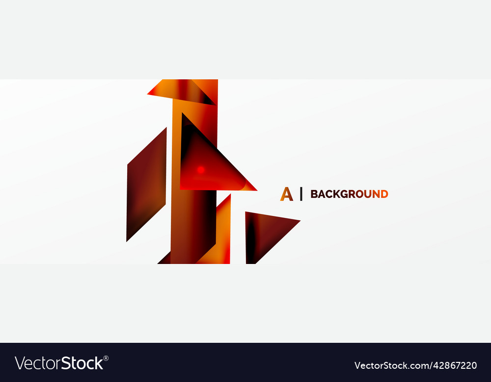 Dynamic 3d geometric abstract background Vector Image Dynamic 3d geometric abstract background
