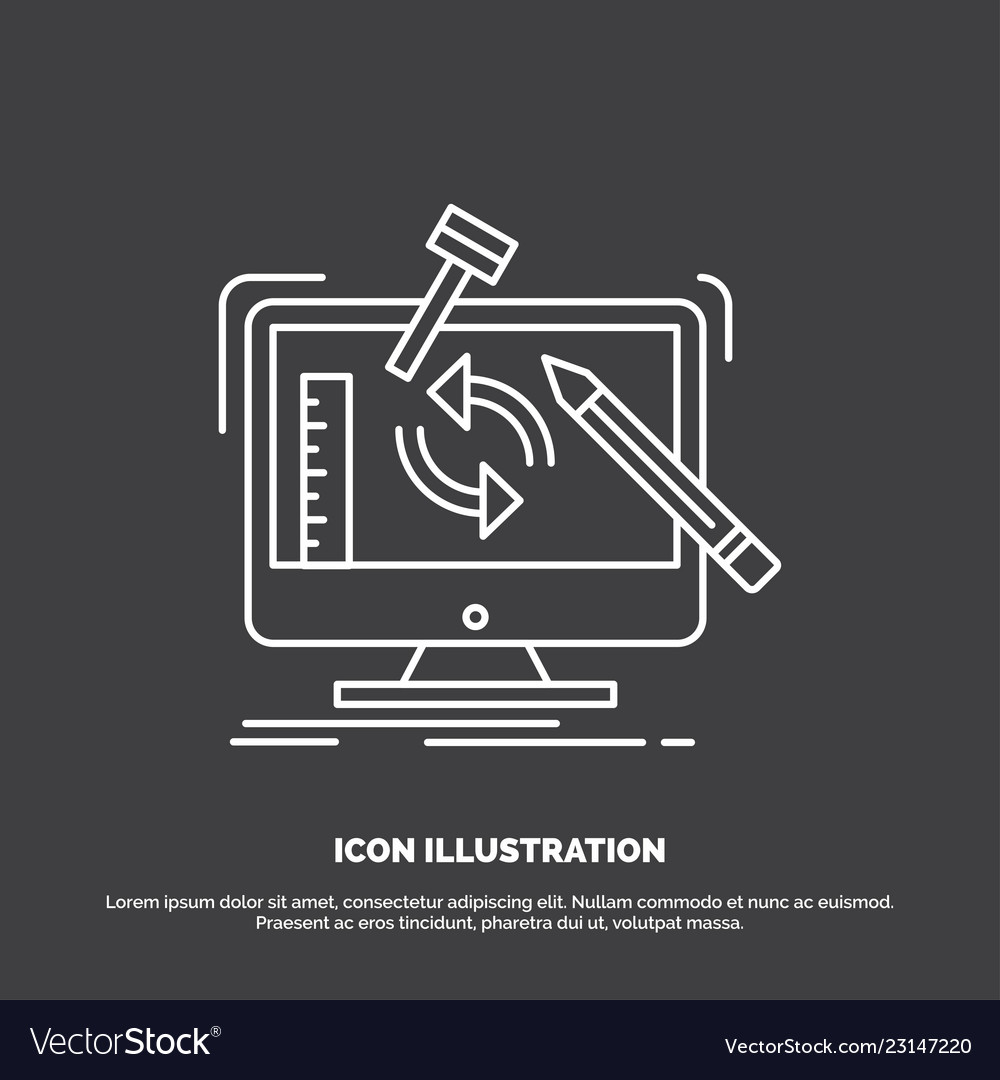 Engineering project tools workshop processing Vector Image Engineering project tools workshop processing