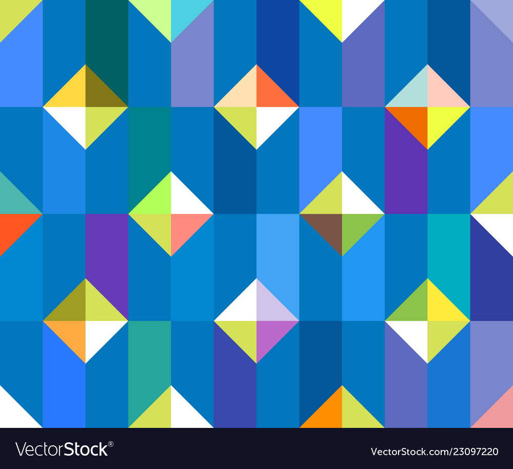 Geometric abstract seamless pattern patchwork