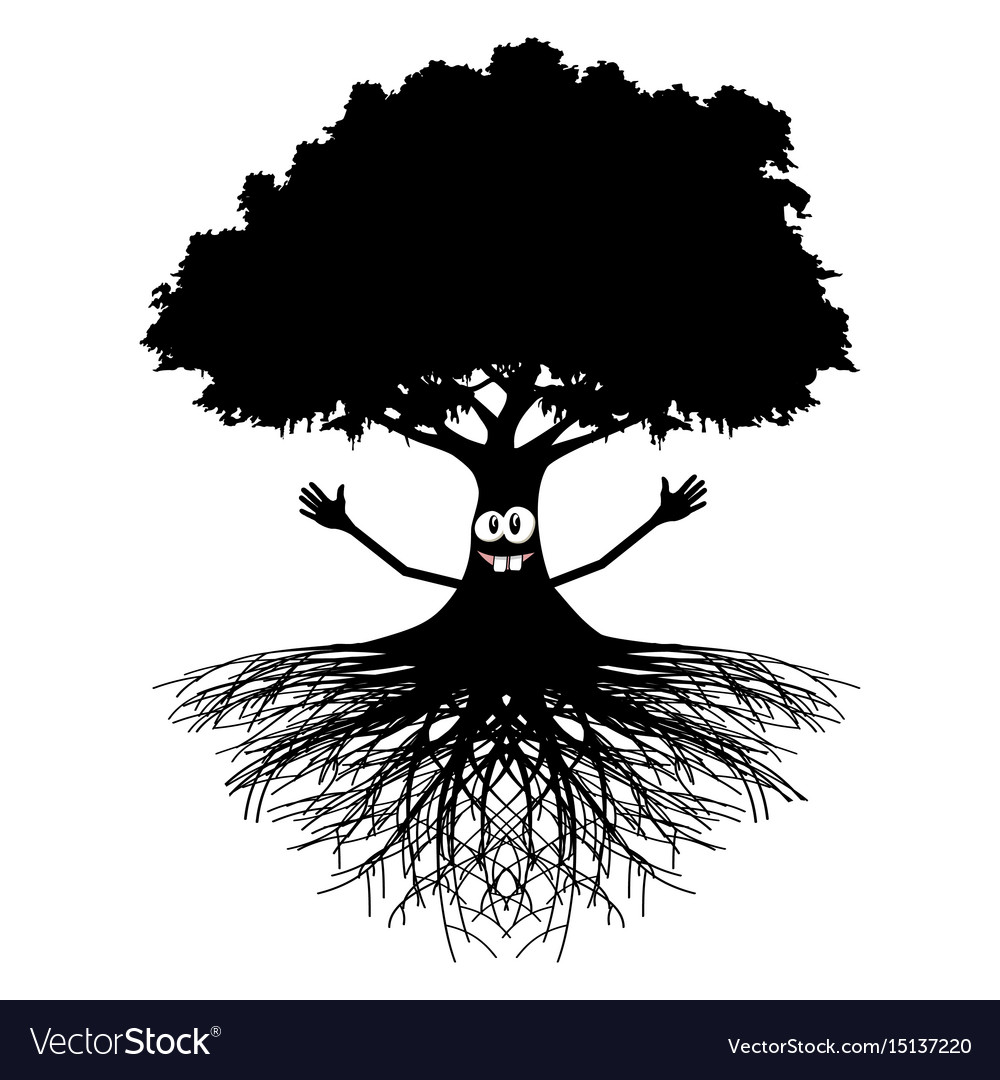 Good luck tree Royalty Free Vector Image - VectorStock