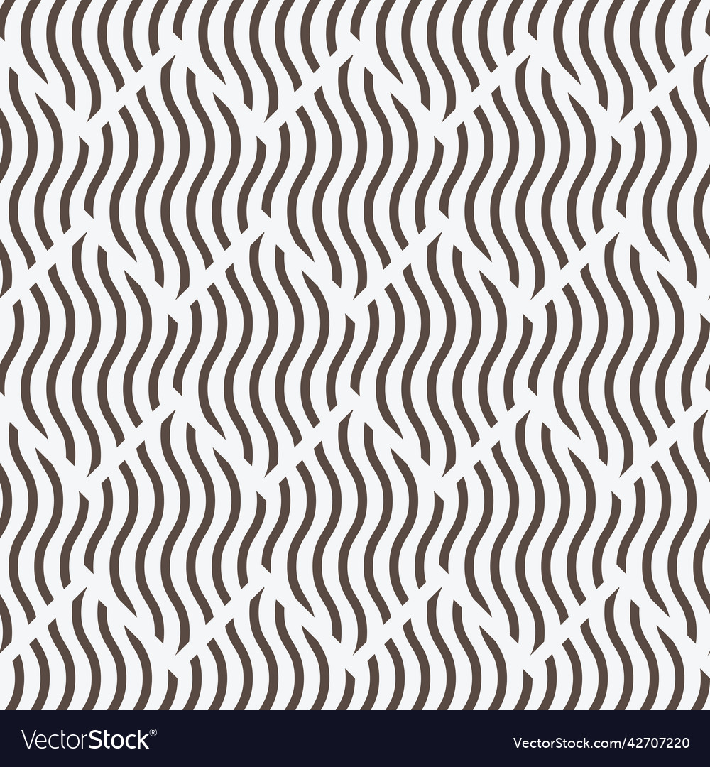 Minimalist square and wave seamless pattern