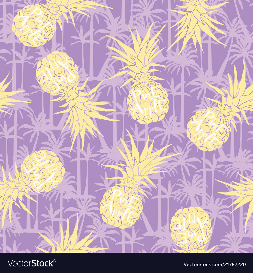 Tropical Pineapple Pattern