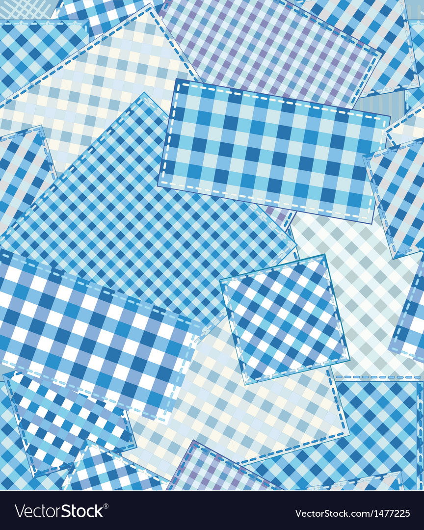 Checked pattern patchwork