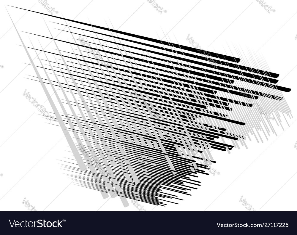 Grid mesh with dynamic lines intersecting stripes