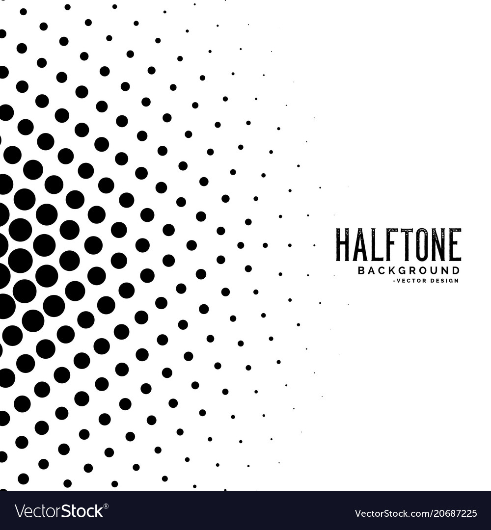 Halftone Circle Pattern Background