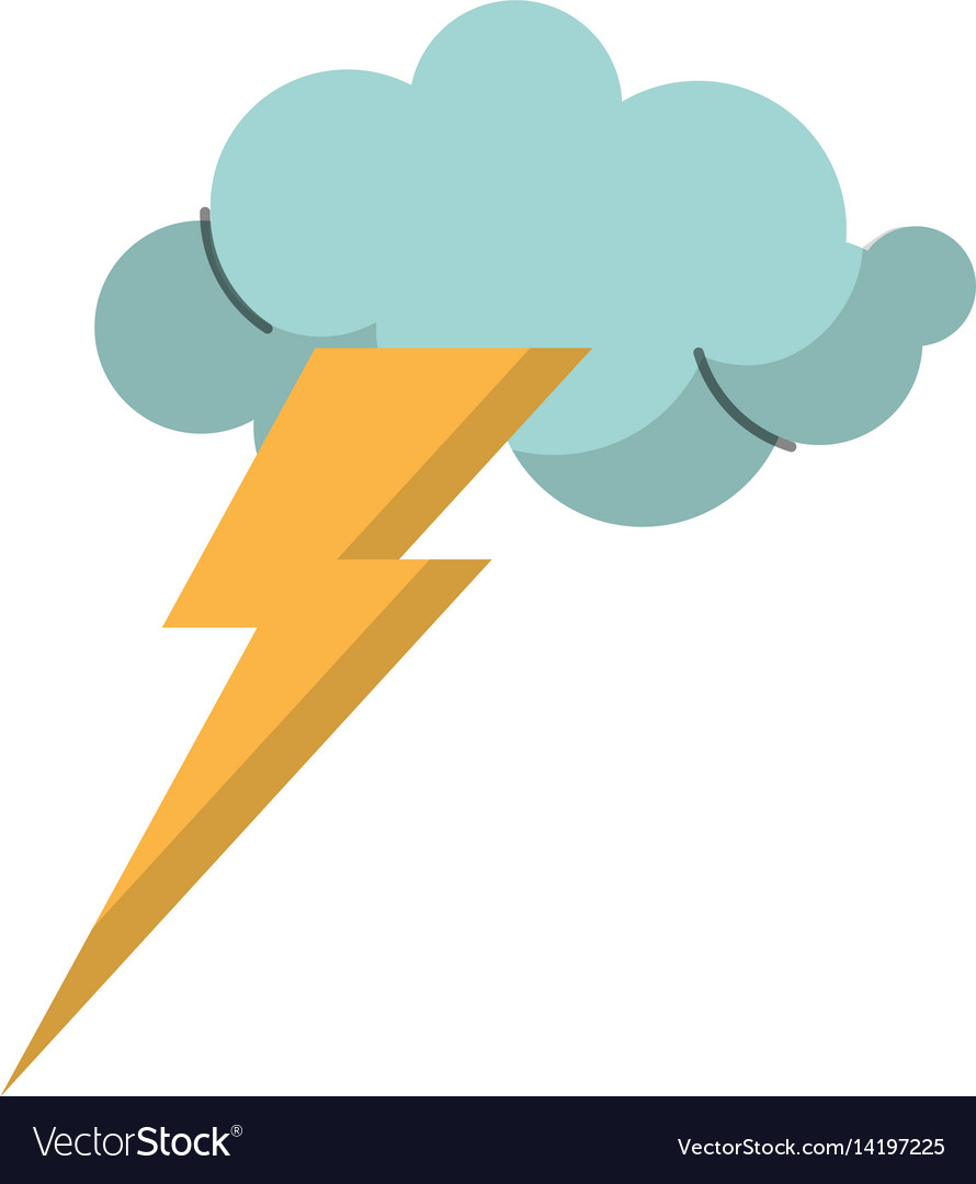 Lightning Cloud Idea Icon