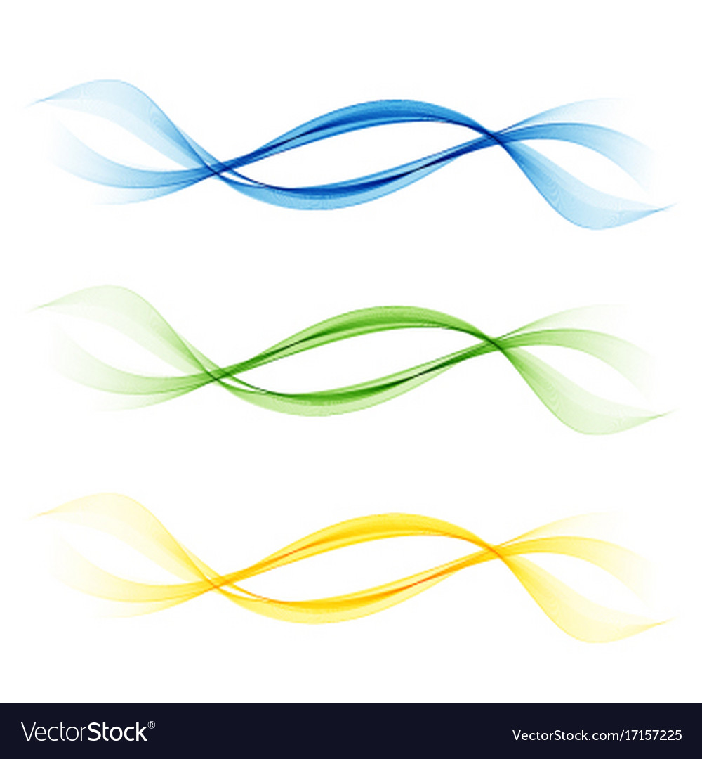 Set of wavy banners Royalty Free Vector Image - VectorStock