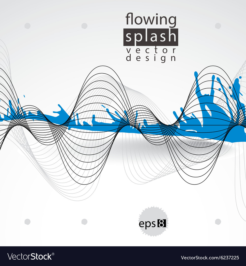 Splattered web design element art ink blob bright