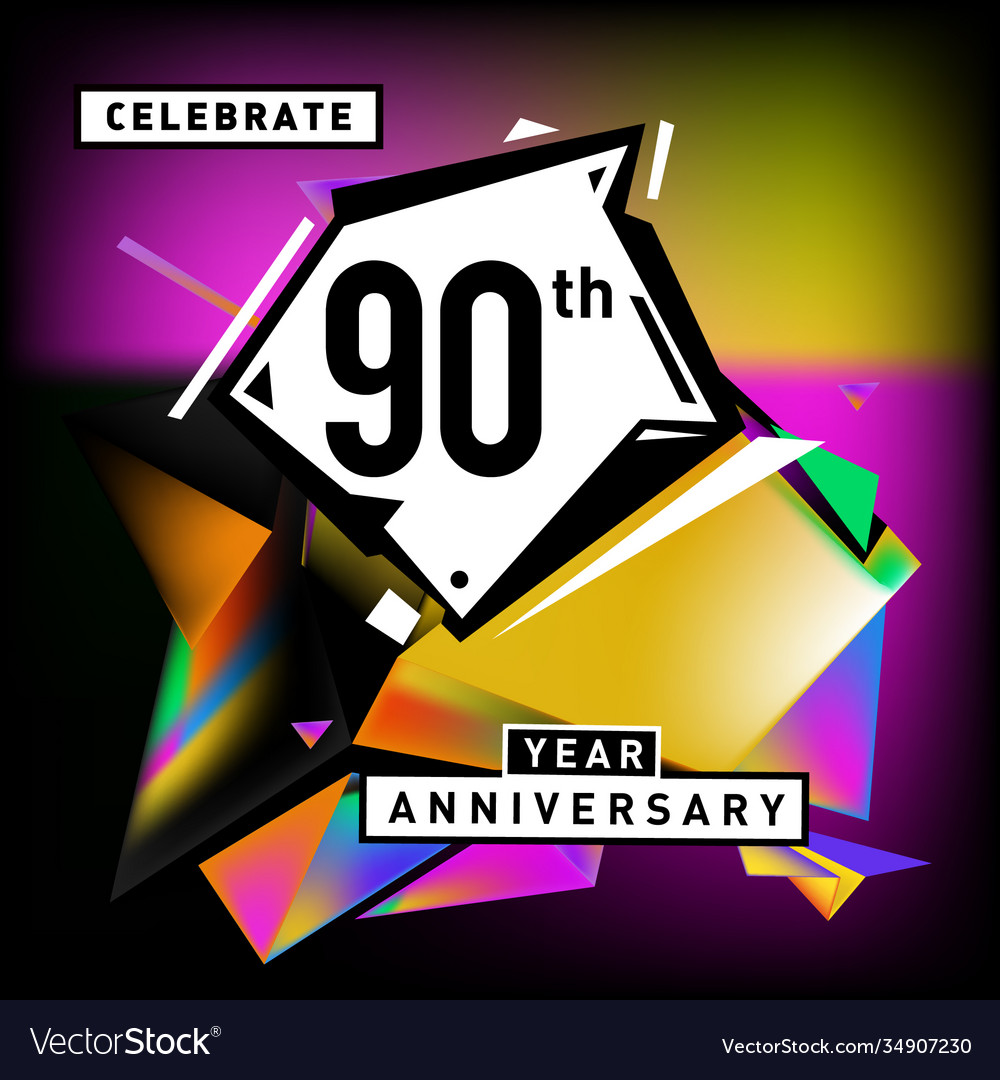 100th anniversary celebration colorful background