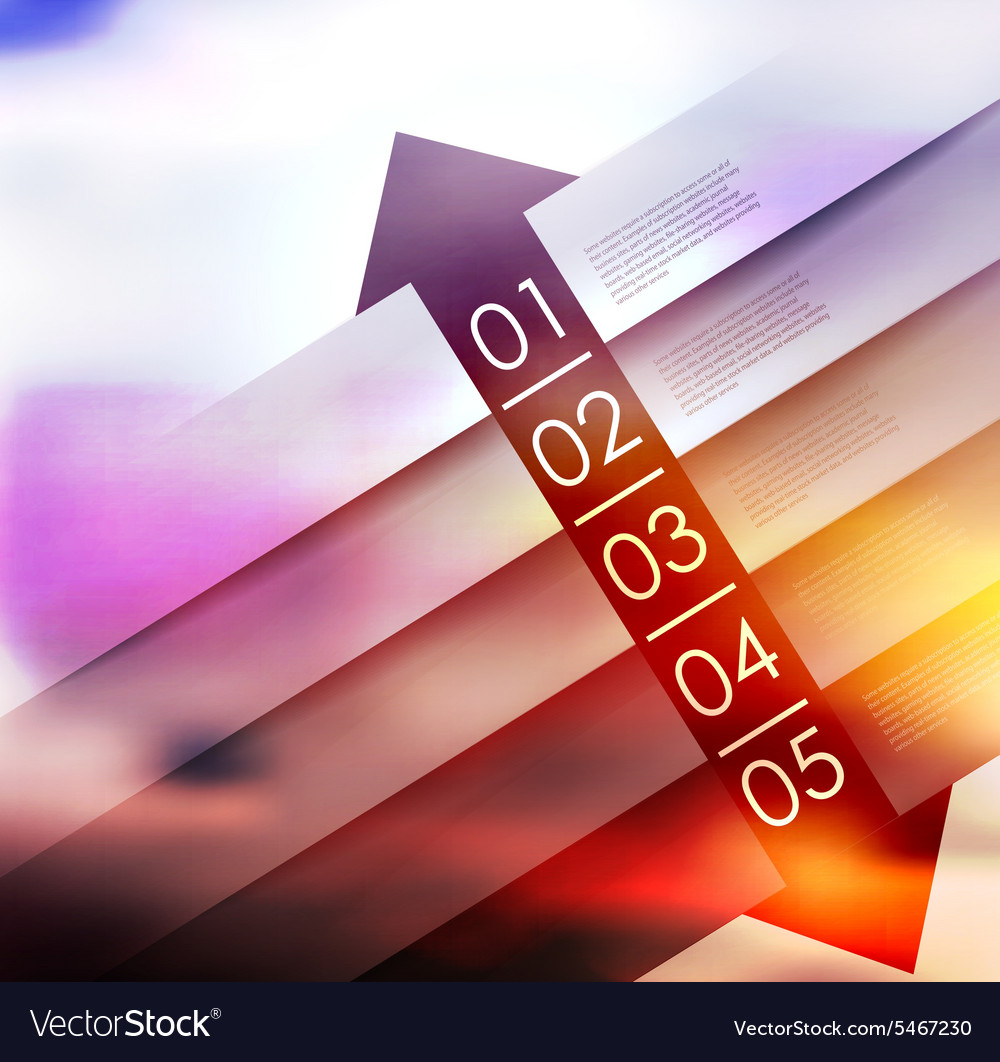 Abstract background number line