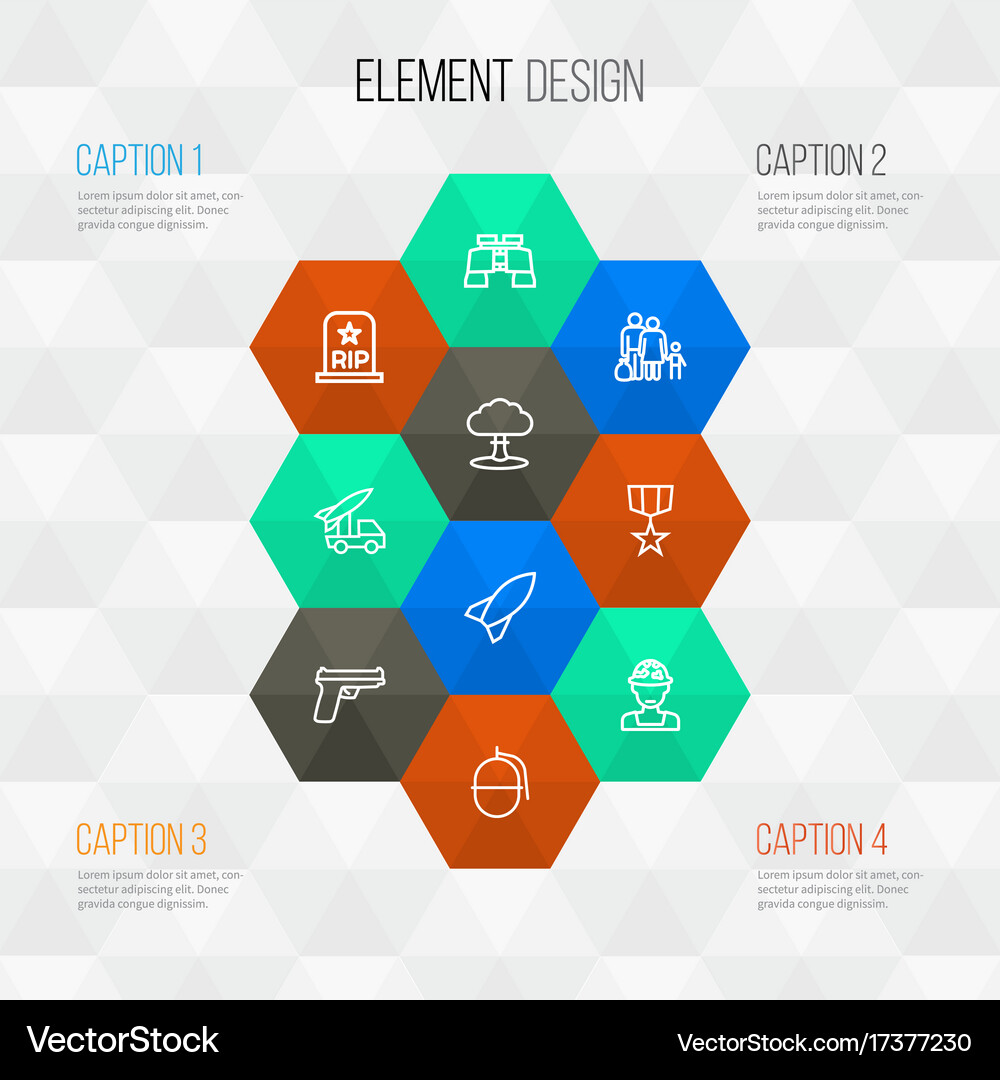 Combat outline icons set collection weapon Vector Image