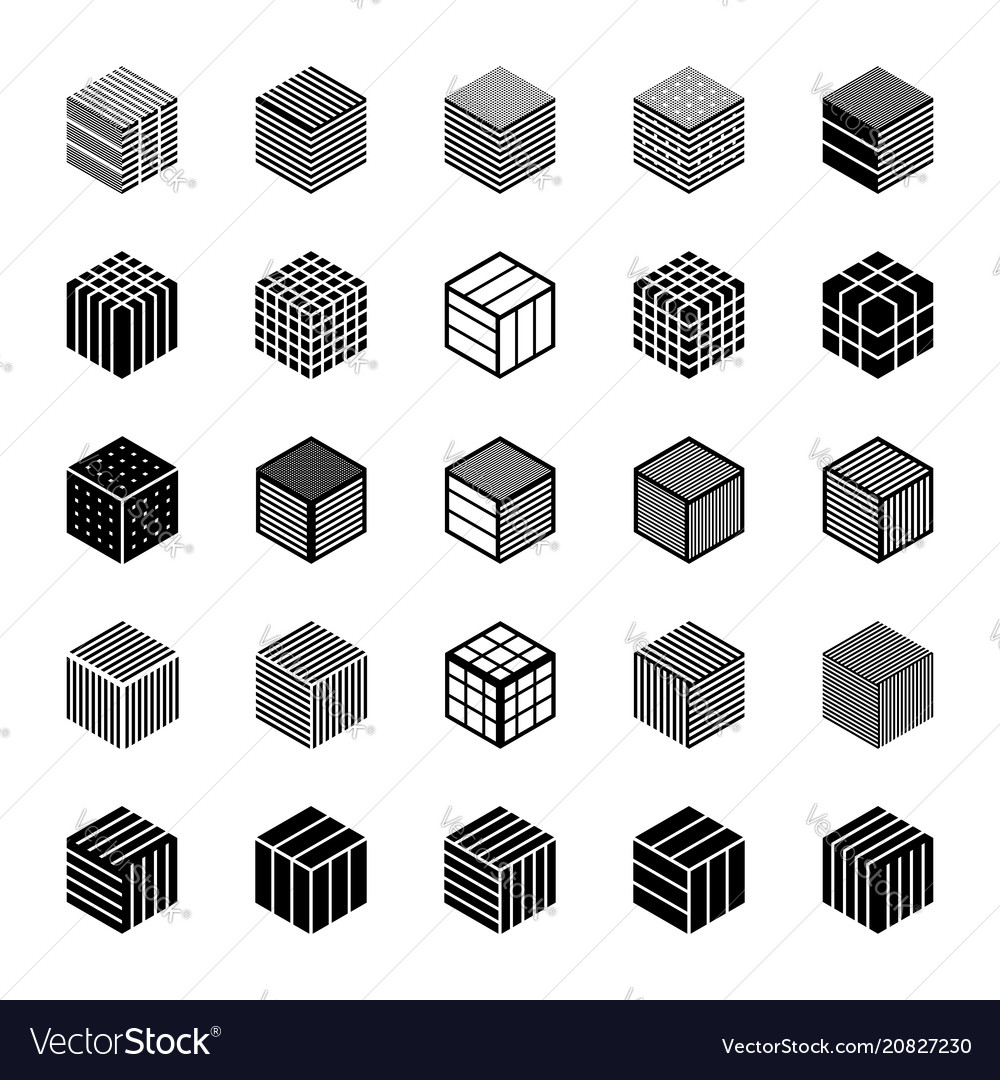 Geometric Cube Collection
