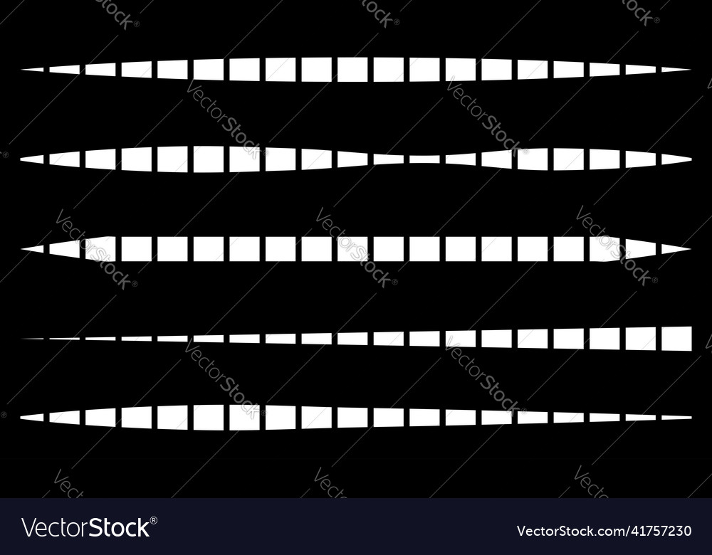 Line stripe element with distorted deformed effect Vector Image Line stripe element with distorted deformed effect