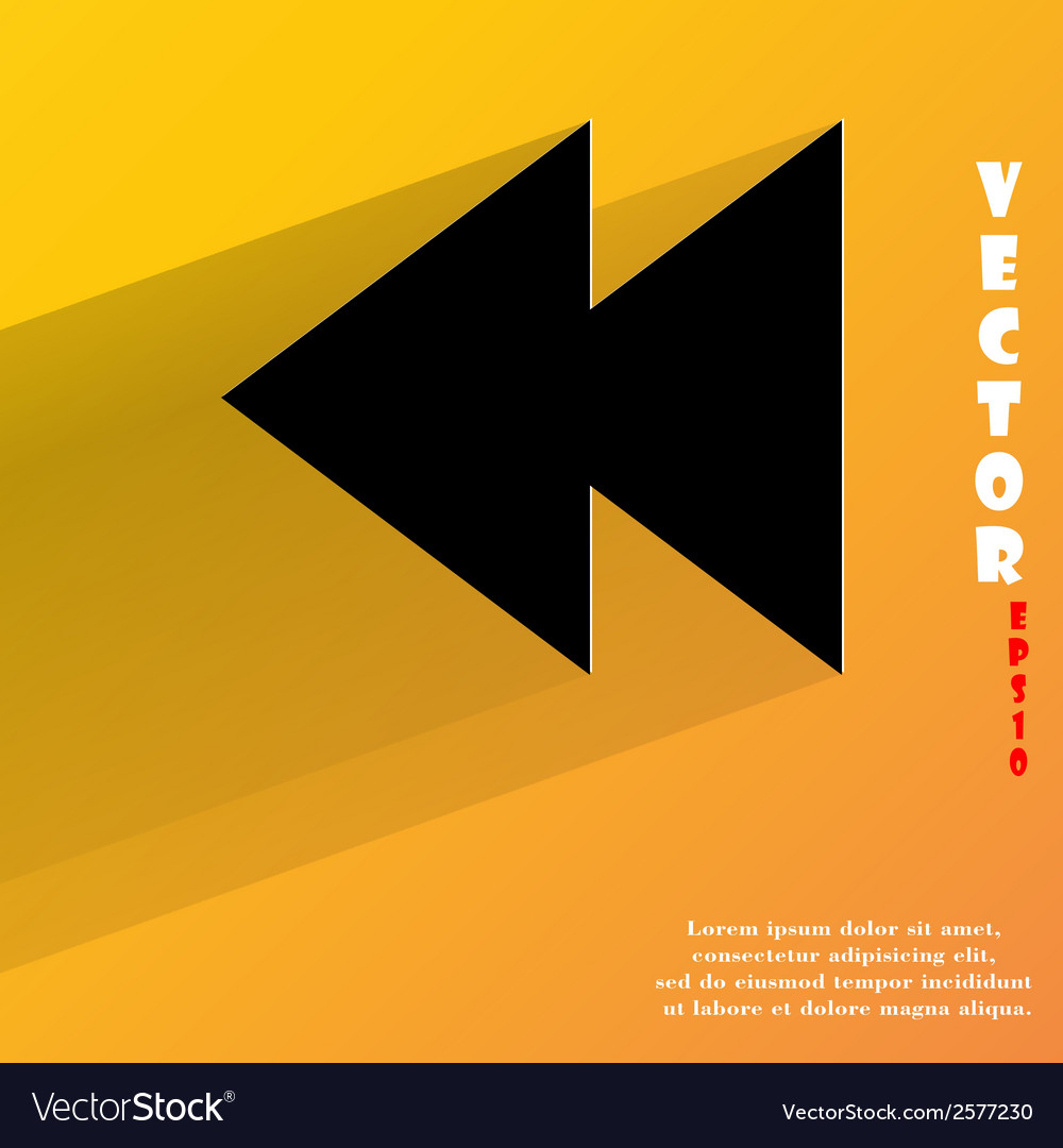 Multimedia control flat modern web button