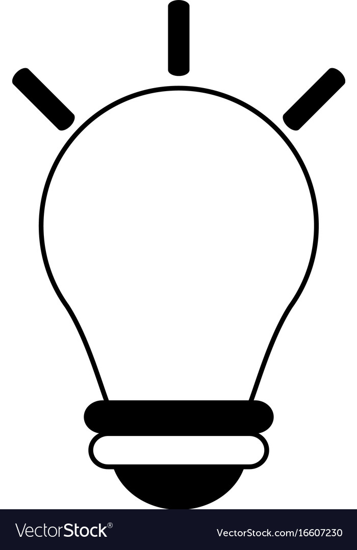 Regular lightbulb icon image