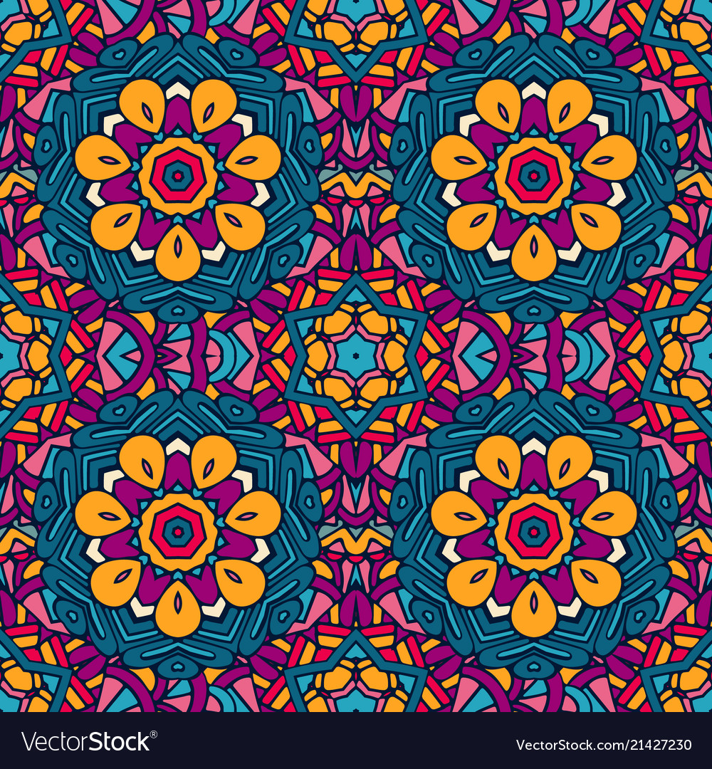 Seamless pattern amask vector image Seamless pattern amask