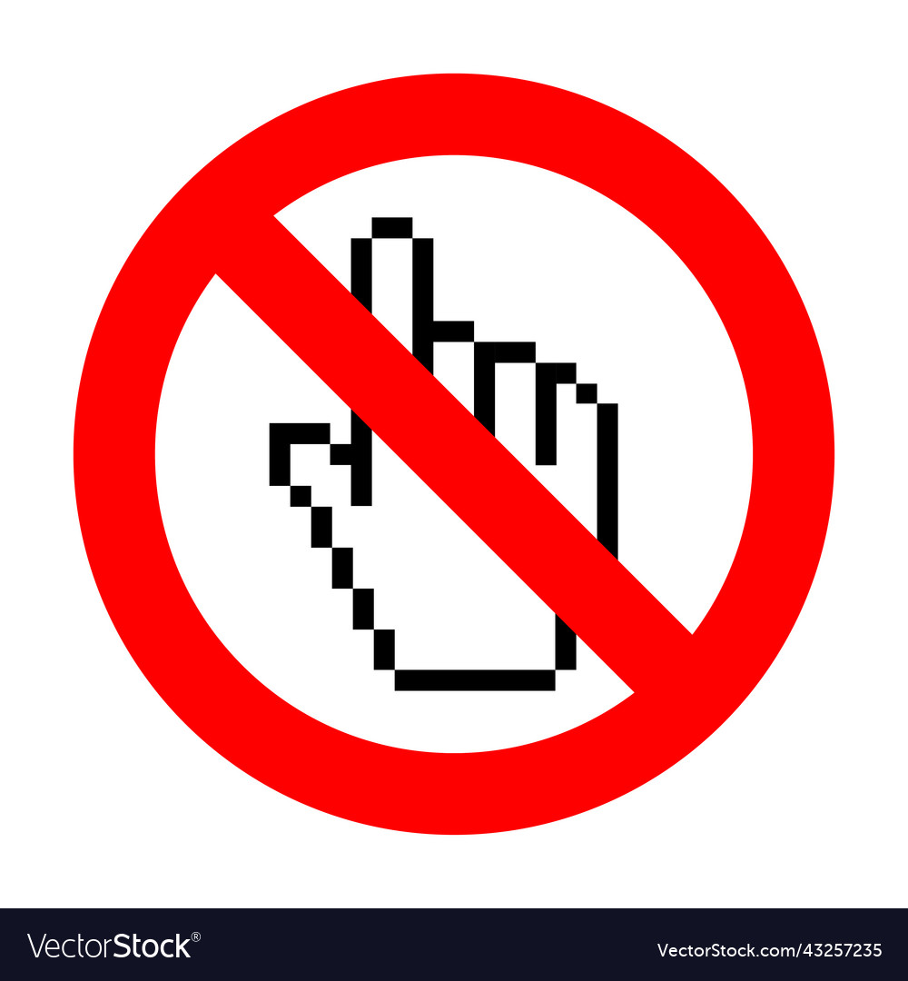 Do not click suspicious email concept sign