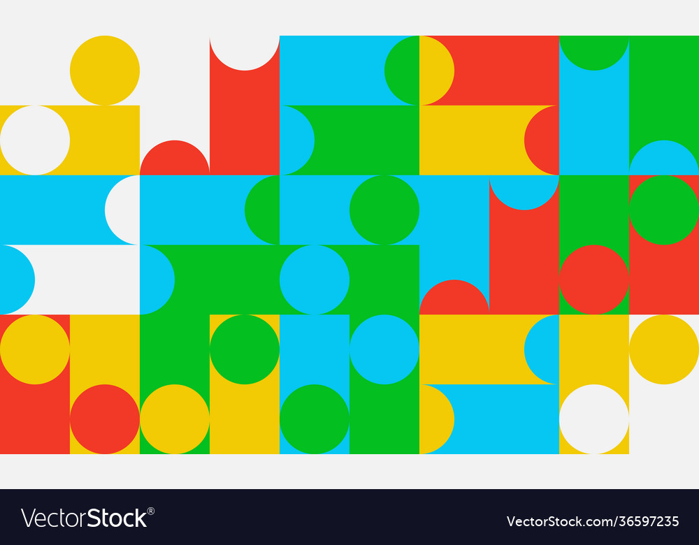 Horizontal abstract pattern design vector image Horizontal abstract pattern design
