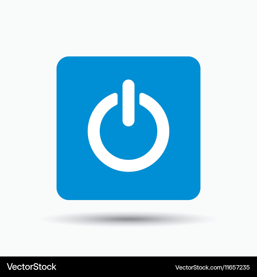 On off power icon energy switch sign Royalty Free Vector