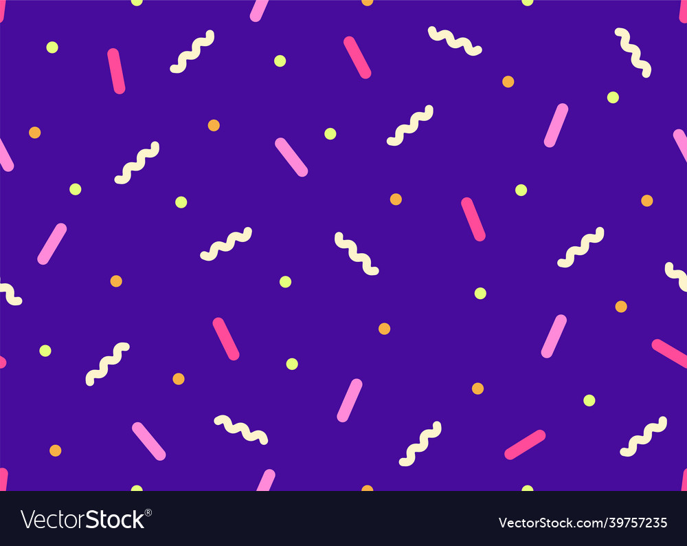 Party decoration in flat design Royalty Free Vector Image