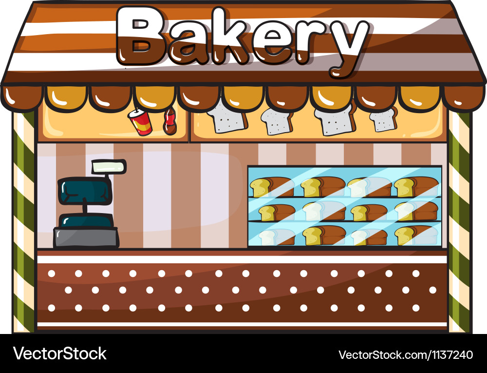 A bakery Royalty Free Vector Image - VectorStock