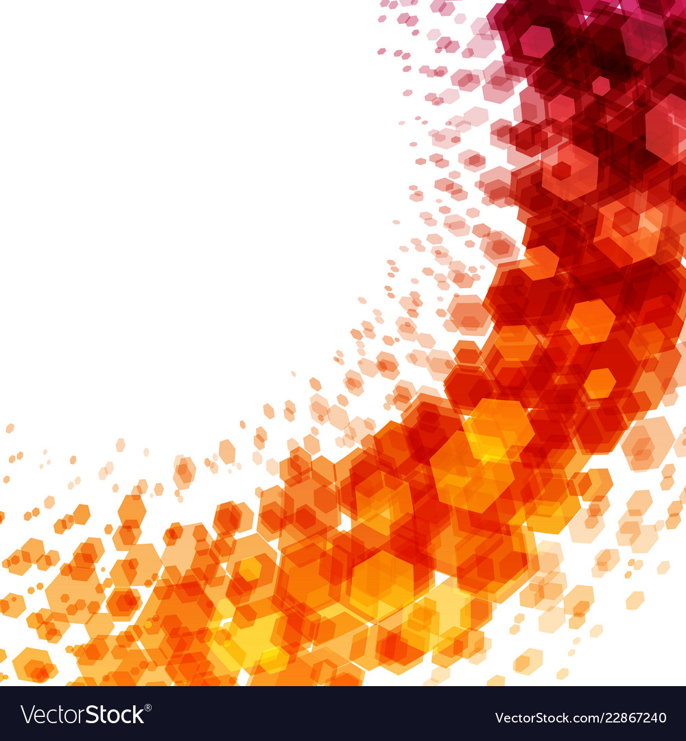Abstract geometric hexagon background vector image Abstract geometric hexagon background
