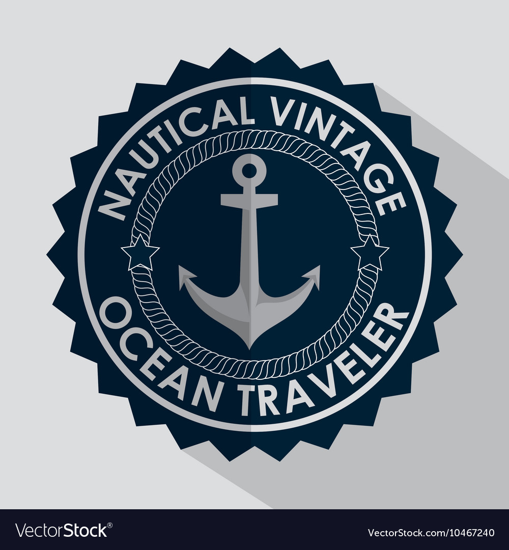 Anchor marine retro icon