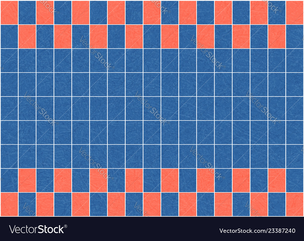 Flat of glazed tiles with noise and texture
