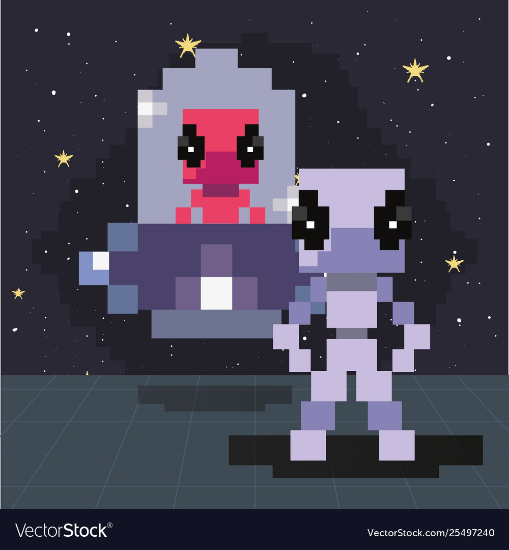 Invader video game retro