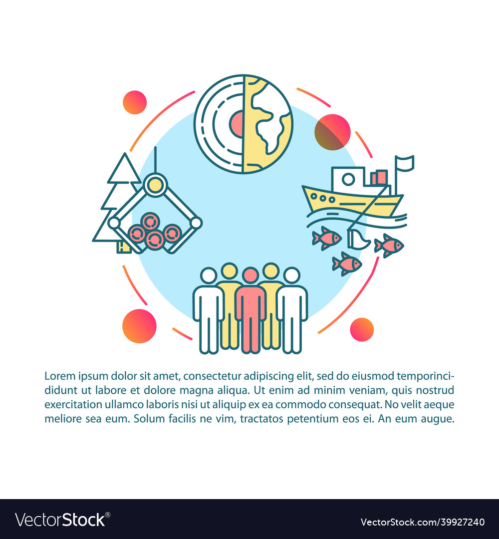 Overconsumption concept icon with text damage vector image Overconsumption concept icon with text damage