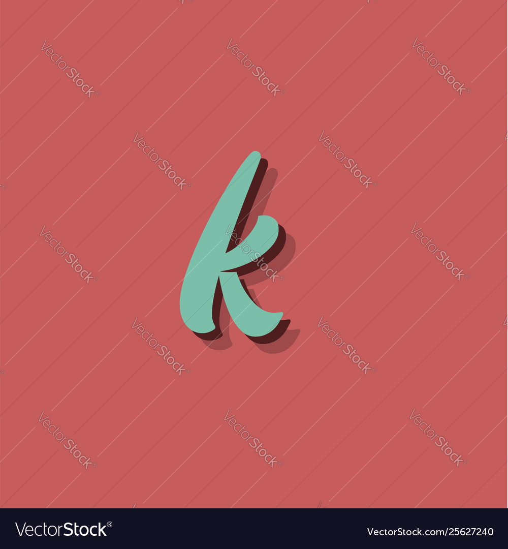 Retro character from a fontset