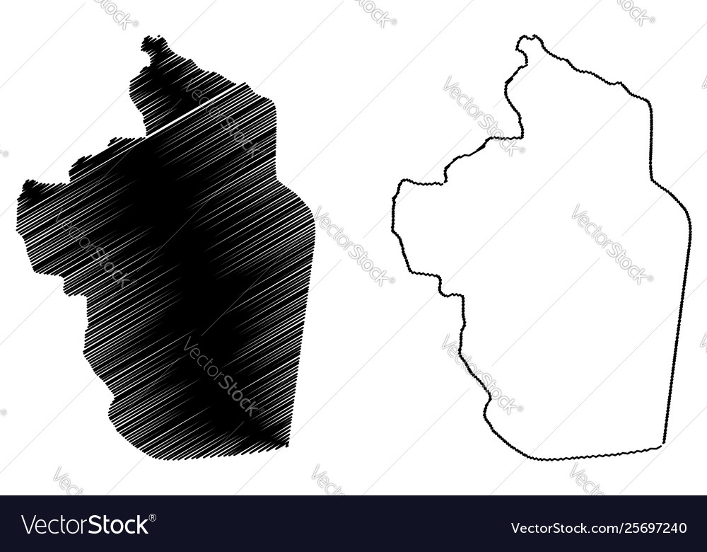 Riyadh region map vector image Riyadh region map