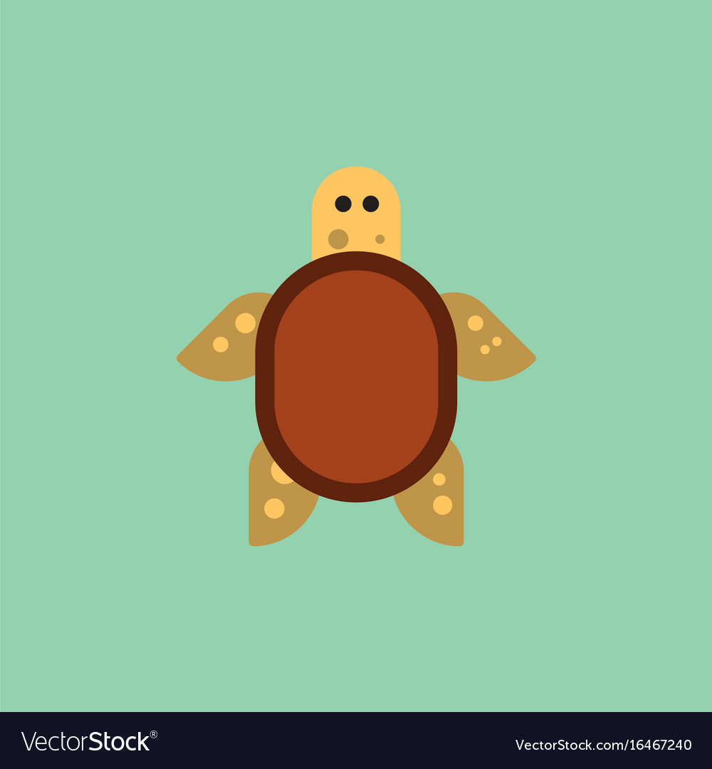 Sea turtle icon Royalty Free Vector Image - VectorStock