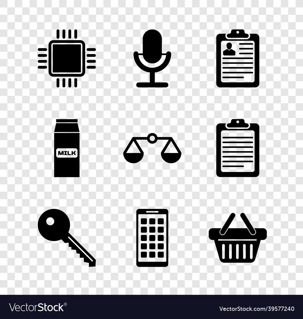 Set processor with cpu microphone clipboard