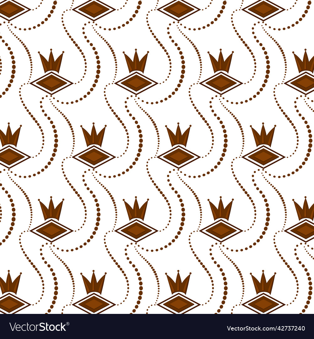 Wavy lines and shapes in the pattern vector image Wavy lines and shapes in the pattern