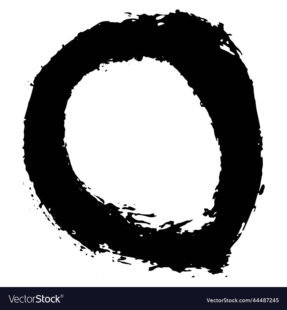 Black ink grunge splash element