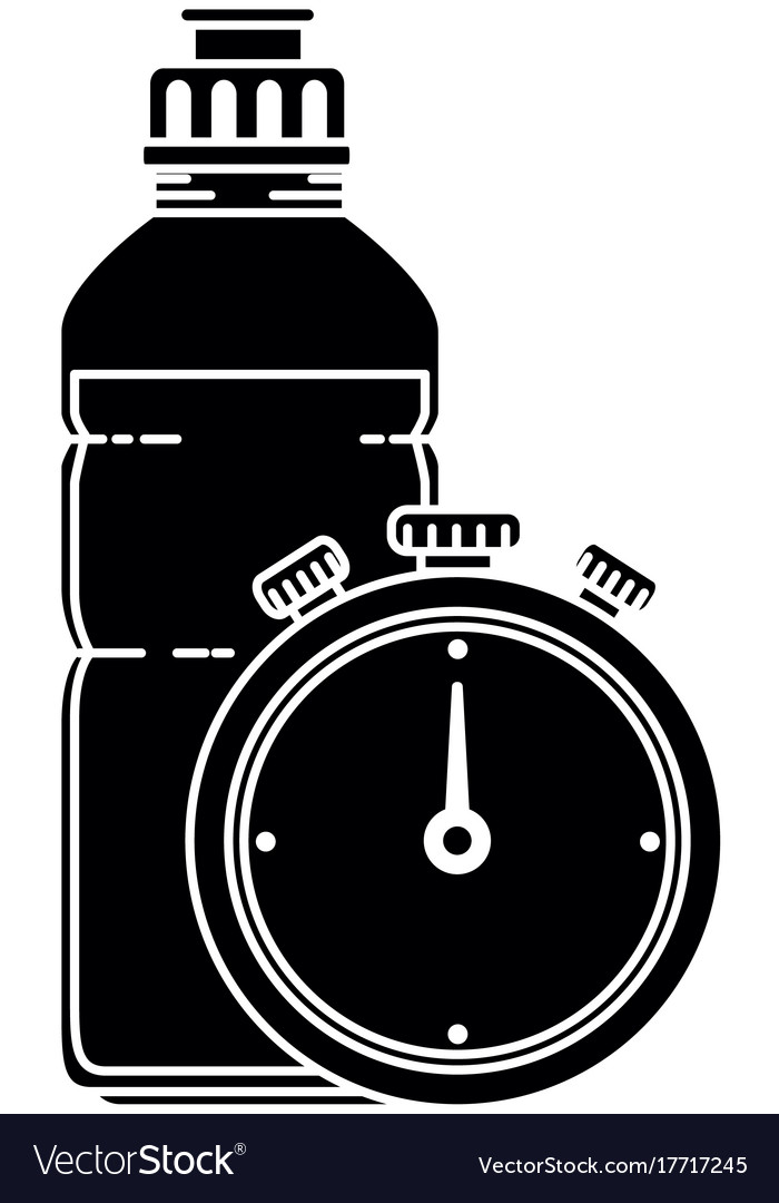Chronometer timer with bottle