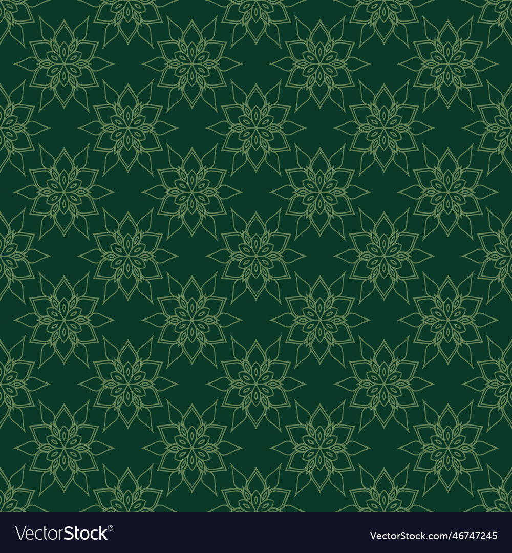 Nature green background floral pattern