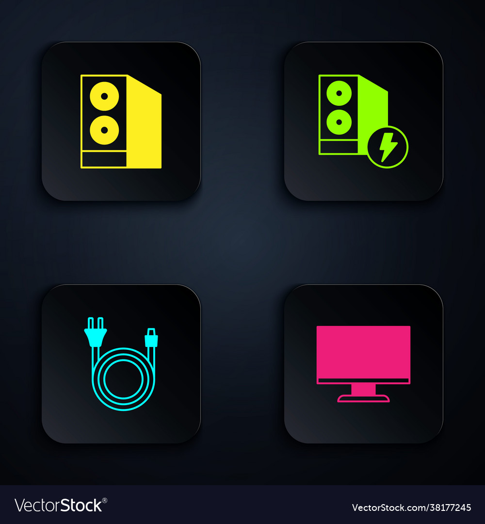 Set computer monitor screen case