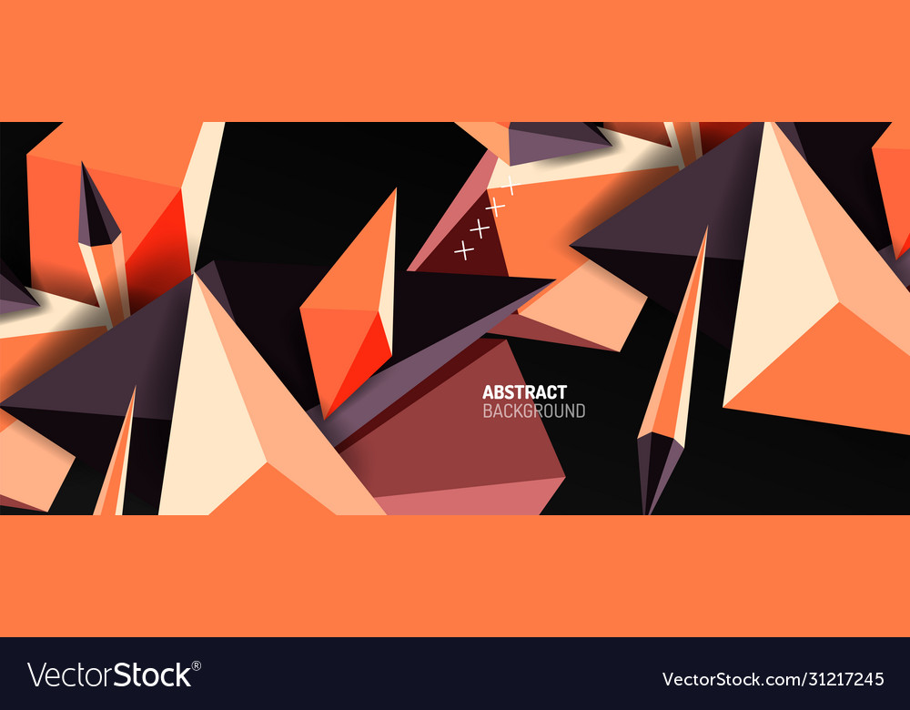 Trendy simple triangle abstract background