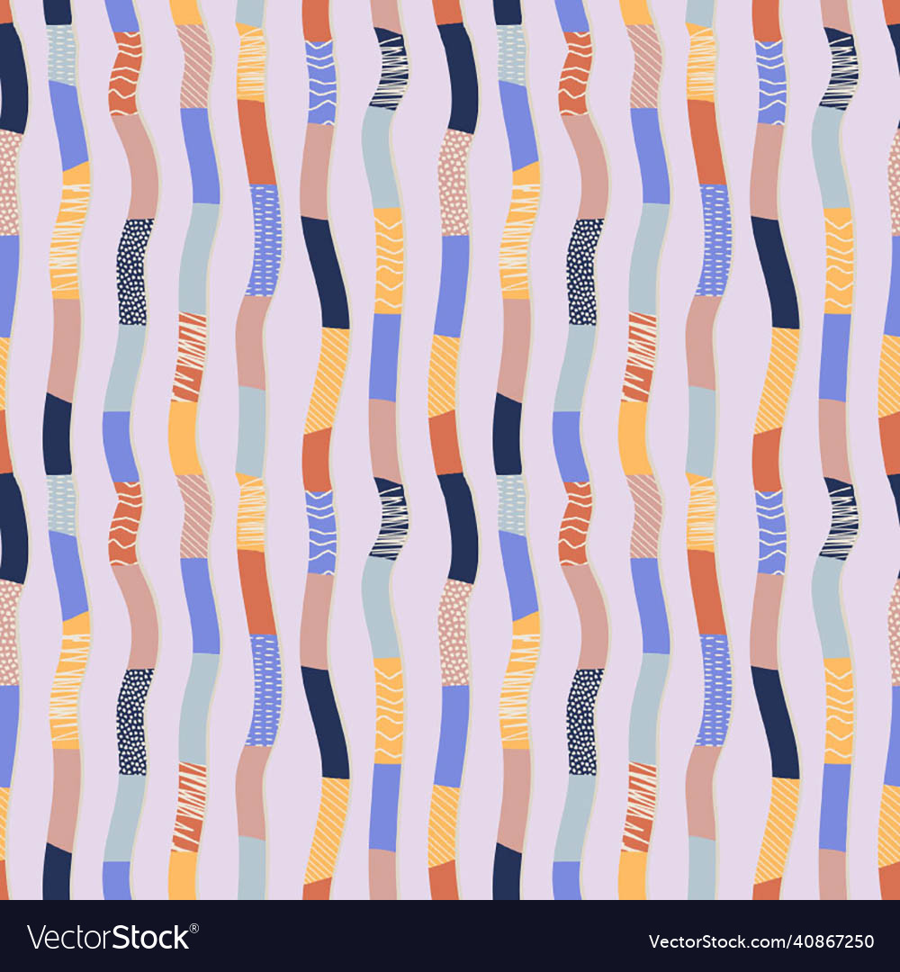 Abstract lines seamless pattern