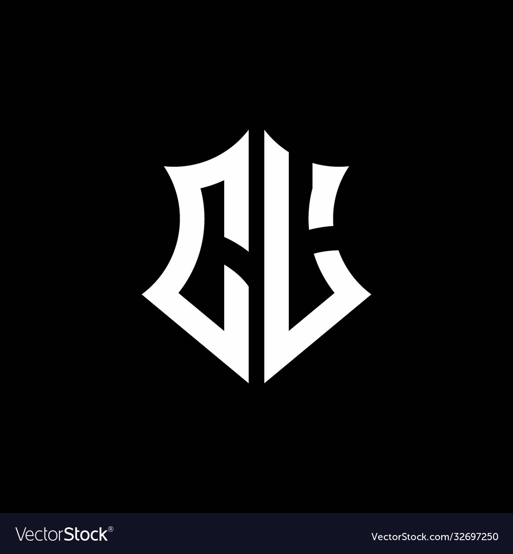 Cl monogram logo with a sharp shield style