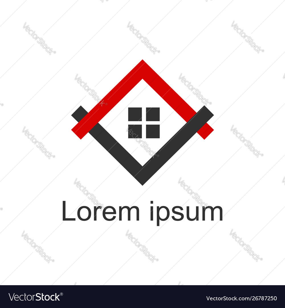 House logomodern design Royalty Free Vector Image