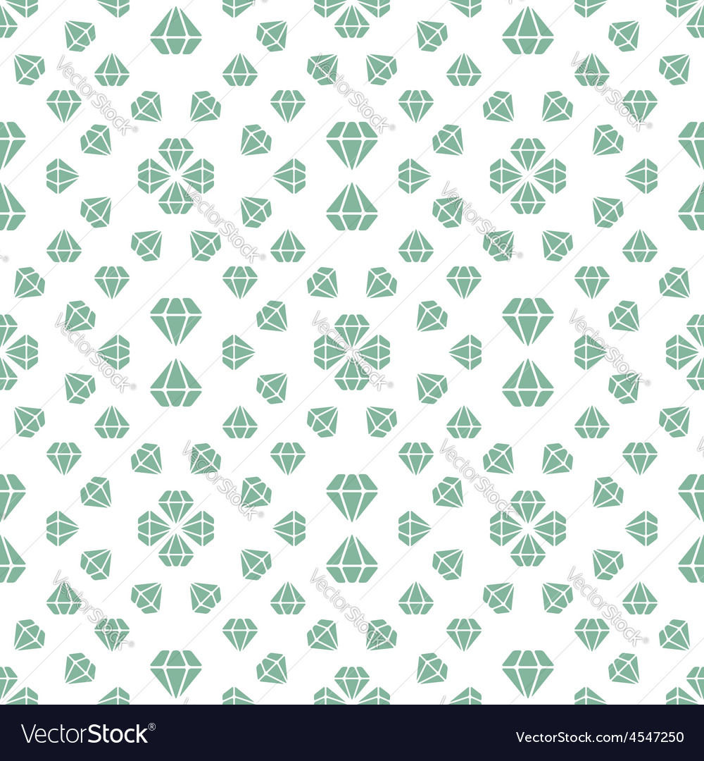 Light seamless pattern with diamonds