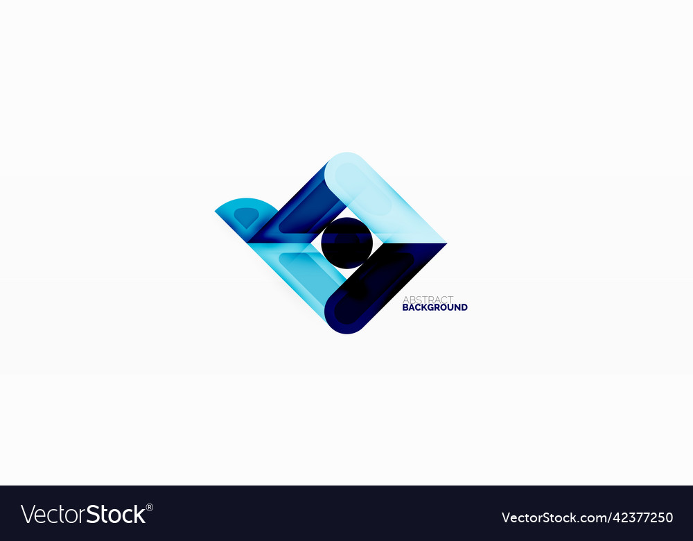 Square and circle minimal abstract background