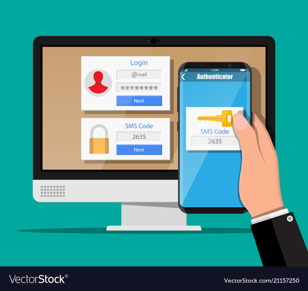 Two-Factor Authentication Concept
