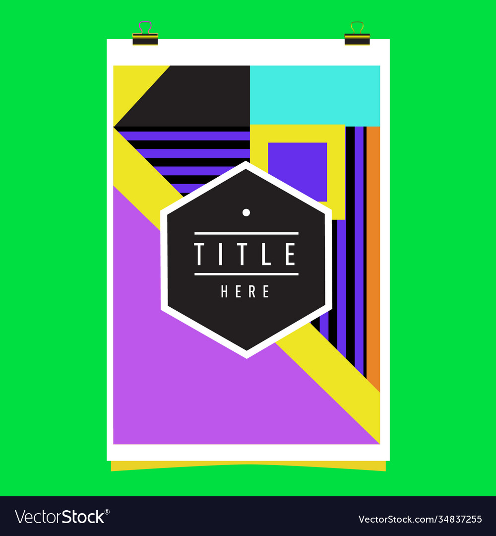 Abstract colorful geometric pattern background